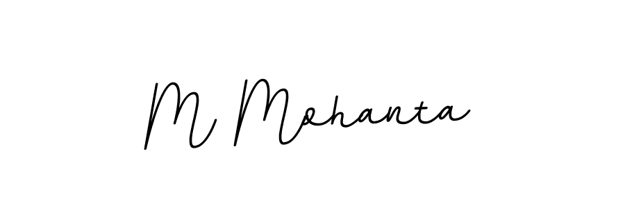 Make a beautiful signature design for name M Mohanta. Use this online signature maker to create a handwritten signature for free. M Mohanta signature style 11 images and pictures png