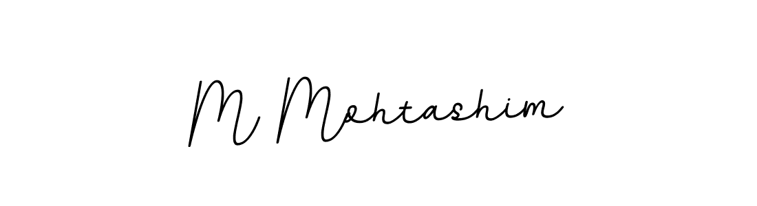 Design your own signature with our free online signature maker. With this signature software, you can create a handwritten (BallpointsItalic-DORy9) signature for name M Mohtashim. M Mohtashim signature style 11 images and pictures png