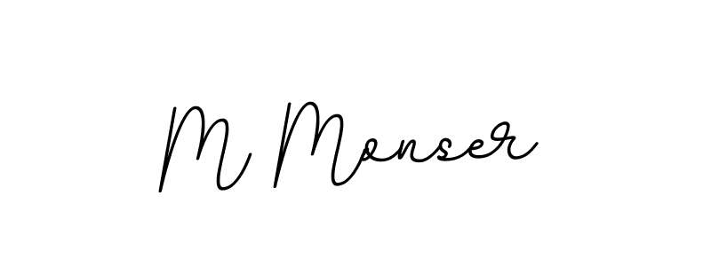 How to make M Monser signature? BallpointsItalic-DORy9 is a professional autograph style. Create handwritten signature for M Monser name. M Monser signature style 11 images and pictures png