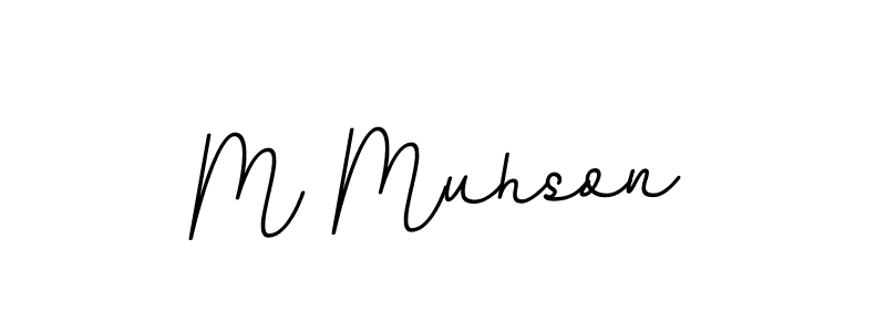 How to make M Muhson signature? BallpointsItalic-DORy9 is a professional autograph style. Create handwritten signature for M Muhson name. M Muhson signature style 11 images and pictures png