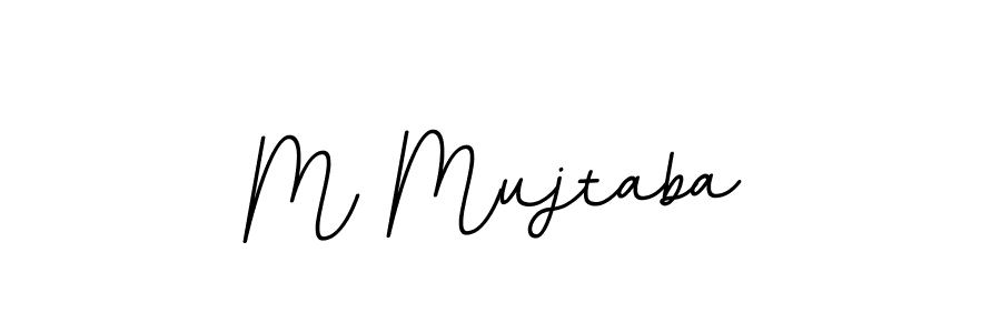 How to make M Mujtaba signature? BallpointsItalic-DORy9 is a professional autograph style. Create handwritten signature for M Mujtaba name. M Mujtaba signature style 11 images and pictures png