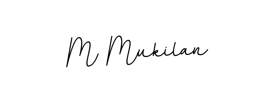 How to make M Mukilan signature? BallpointsItalic-DORy9 is a professional autograph style. Create handwritten signature for M Mukilan name. M Mukilan signature style 11 images and pictures png