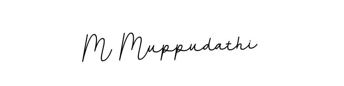 BallpointsItalic-DORy9 is a professional signature style that is perfect for those who want to add a touch of class to their signature. It is also a great choice for those who want to make their signature more unique. Get M Muppudathi name to fancy signature for free. M Muppudathi signature style 11 images and pictures png