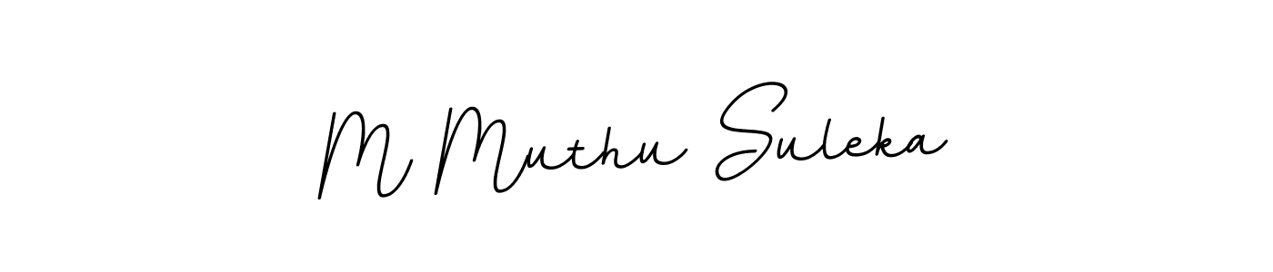 How to Draw M Muthu Suleka signature style? BallpointsItalic-DORy9 is a latest design signature styles for name M Muthu Suleka. M Muthu Suleka signature style 11 images and pictures png
