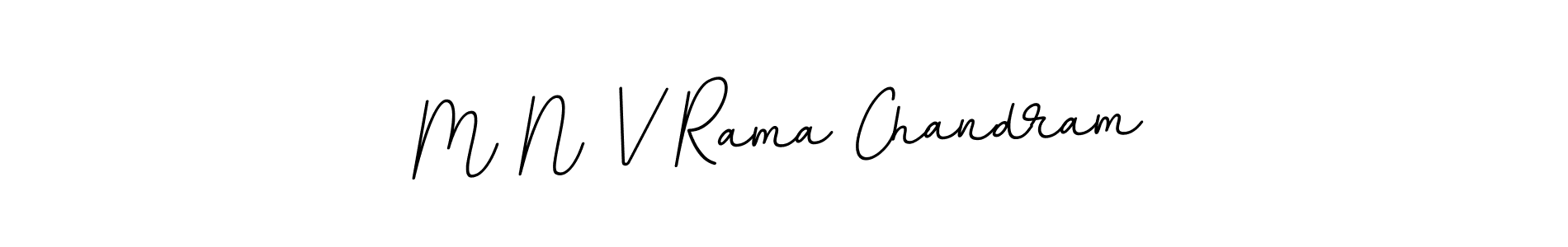 How to make M N V Rama Chandram name signature. Use BallpointsItalic-DORy9 style for creating short signs online. This is the latest handwritten sign. M N V Rama Chandram signature style 11 images and pictures png