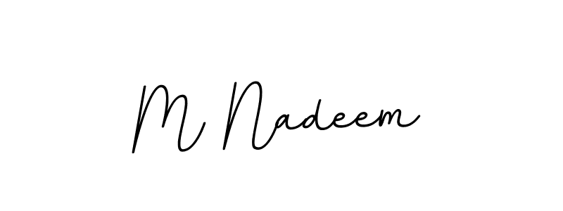 It looks lik you need a new signature style for name M Nadeem. Design unique handwritten (BallpointsItalic-DORy9) signature with our free signature maker in just a few clicks. M Nadeem signature style 11 images and pictures png