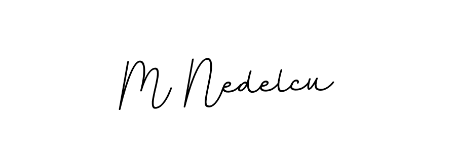 if you are searching for the best signature style for your name M Nedelcu. so please give up your signature search. here we have designed multiple signature styles  using BallpointsItalic-DORy9. M Nedelcu signature style 11 images and pictures png