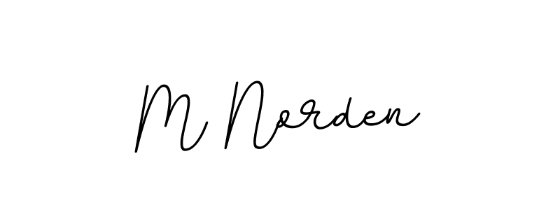 Make a beautiful signature design for name M Norden. With this signature (BallpointsItalic-DORy9) style, you can create a handwritten signature for free. M Norden signature style 11 images and pictures png
