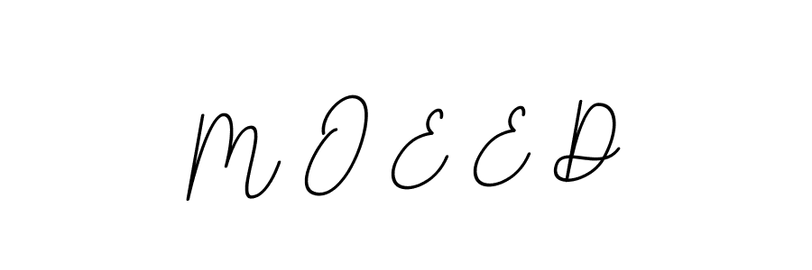 Create a beautiful signature design for name M O E E D. With this signature (BallpointsItalic-DORy9) fonts, you can make a handwritten signature for free. M O E E D signature style 11 images and pictures png