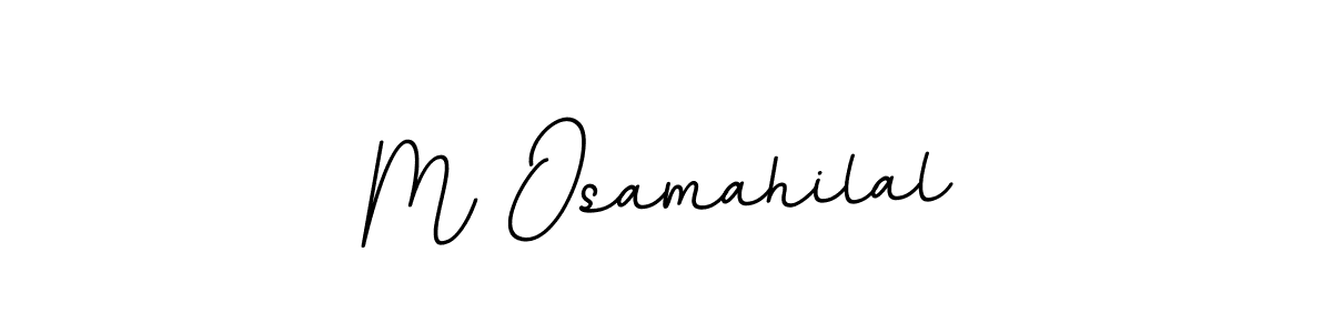 Make a beautiful signature design for name M Osamahilal. Use this online signature maker to create a handwritten signature for free. M Osamahilal signature style 11 images and pictures png