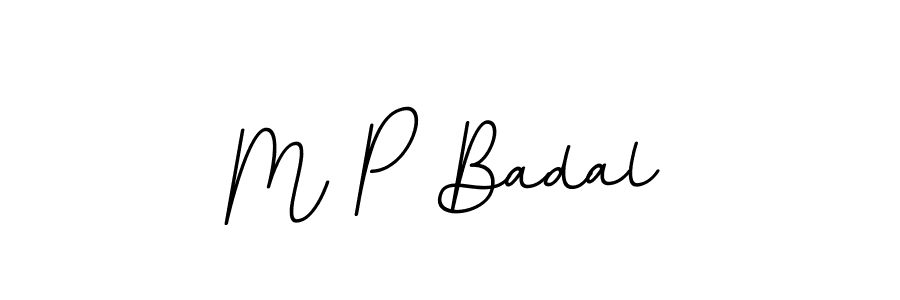 How to Draw M P Badal signature style? BallpointsItalic-DORy9 is a latest design signature styles for name M P Badal. M P Badal signature style 11 images and pictures png