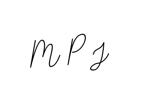 Create a beautiful signature design for name M P J. With this signature (BallpointsItalic-DORy9) fonts, you can make a handwritten signature for free. M P J signature style 11 images and pictures png