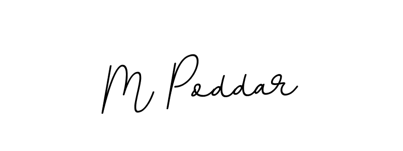 Make a beautiful signature design for name M Poddar. Use this online signature maker to create a handwritten signature for free. M Poddar signature style 11 images and pictures png