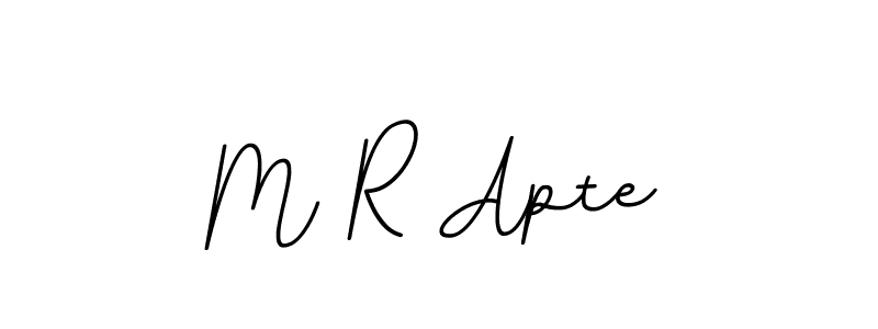 This is the best signature style for the M R Apte name. Also you like these signature font (BallpointsItalic-DORy9). Mix name signature. M R Apte signature style 11 images and pictures png