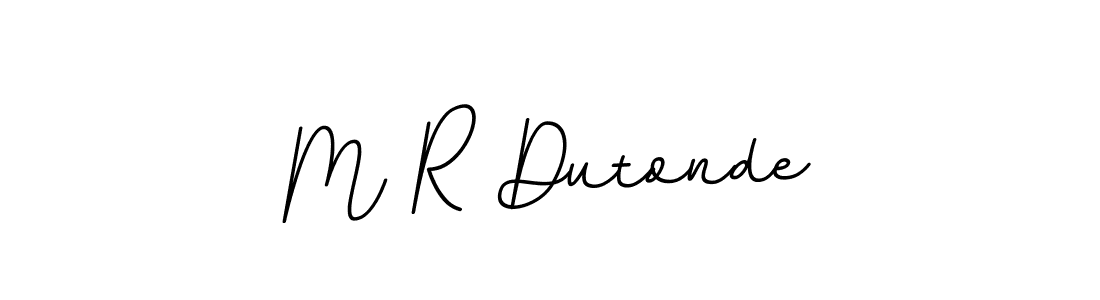 M R Dutonde stylish signature style. Best Handwritten Sign (BallpointsItalic-DORy9) for my name. Handwritten Signature Collection Ideas for my name M R Dutonde. M R Dutonde signature style 11 images and pictures png