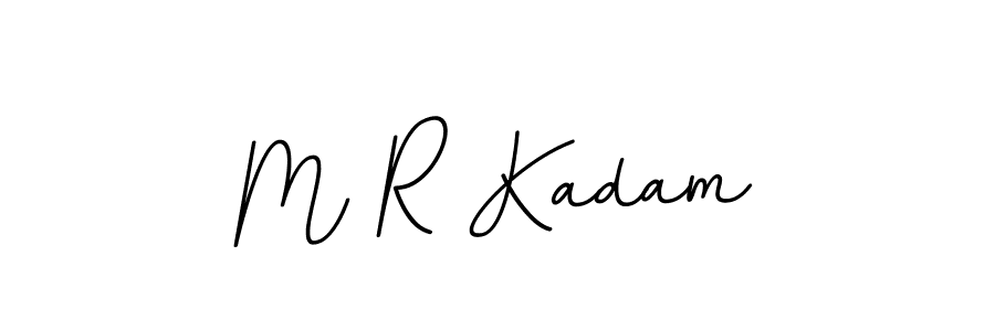 M R Kadam stylish signature style. Best Handwritten Sign (BallpointsItalic-DORy9) for my name. Handwritten Signature Collection Ideas for my name M R Kadam. M R Kadam signature style 11 images and pictures png
