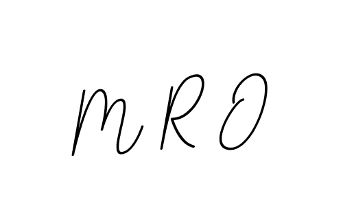 You should practise on your own different ways (BallpointsItalic-DORy9) to write your name (M R O) in signature. don't let someone else do it for you. M R O signature style 11 images and pictures png