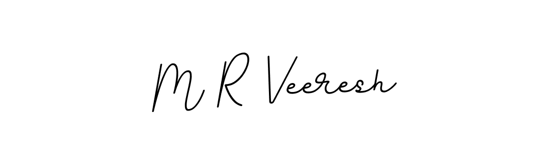 You should practise on your own different ways (BallpointsItalic-DORy9) to write your name (M R Veeresh) in signature. don't let someone else do it for you. M R Veeresh signature style 11 images and pictures png
