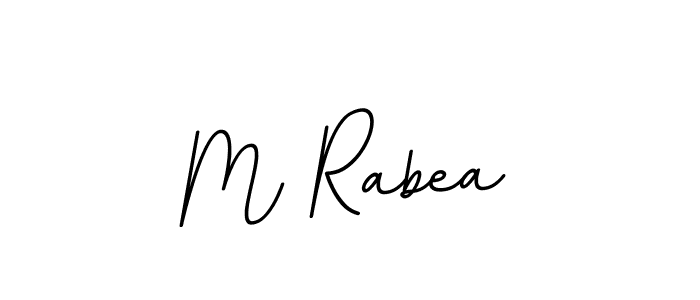 Also we have M Rabea name is the best signature style. Create professional handwritten signature collection using BallpointsItalic-DORy9 autograph style. M Rabea signature style 11 images and pictures png