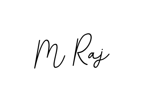 How to make M Raj name signature. Use BallpointsItalic-DORy9 style for creating short signs online. This is the latest handwritten sign. M Raj signature style 11 images and pictures png