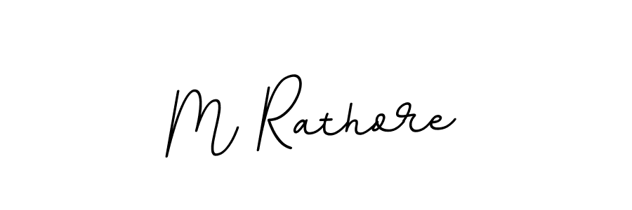 M Rathore stylish signature style. Best Handwritten Sign (BallpointsItalic-DORy9) for my name. Handwritten Signature Collection Ideas for my name M Rathore. M Rathore signature style 11 images and pictures png