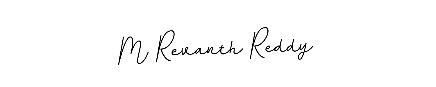 You can use this online signature creator to create a handwritten signature for the name M Revanth Reddy. This is the best online autograph maker. M Revanth Reddy signature style 11 images and pictures png