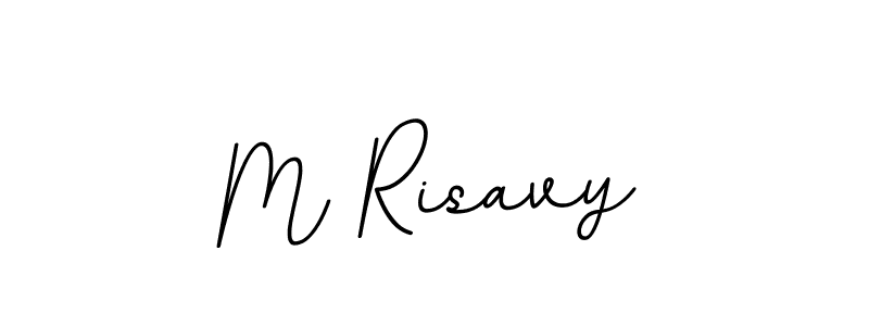 Design your own signature with our free online signature maker. With this signature software, you can create a handwritten (BallpointsItalic-DORy9) signature for name M Risavy. M Risavy signature style 11 images and pictures png