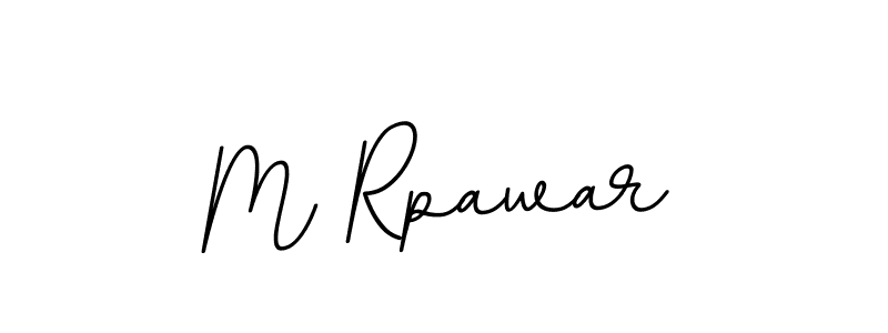 The best way (BallpointsItalic-DORy9) to make a short signature is to pick only two or three words in your name. The name M Rpawar include a total of six letters. For converting this name. M Rpawar signature style 11 images and pictures png