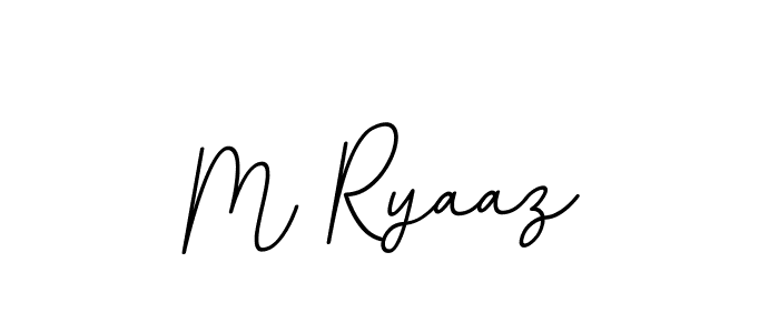 This is the best signature style for the M Ryaaz name. Also you like these signature font (BallpointsItalic-DORy9). Mix name signature. M Ryaaz signature style 11 images and pictures png