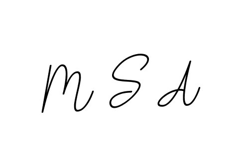 You should practise on your own different ways (BallpointsItalic-DORy9) to write your name (M S A) in signature. don't let someone else do it for you. M S A signature style 11 images and pictures png