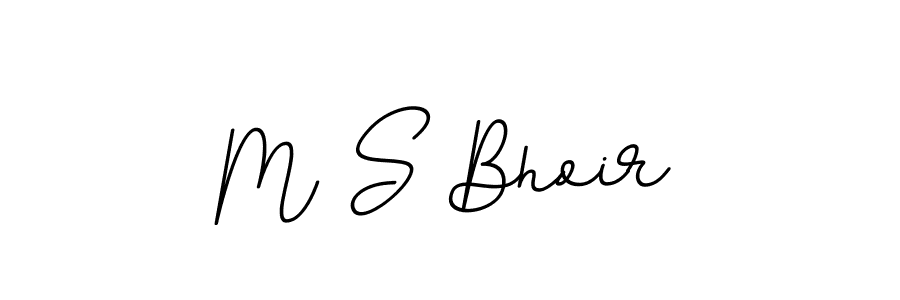 You can use this online signature creator to create a handwritten signature for the name M S Bhoir. This is the best online autograph maker. M S Bhoir signature style 11 images and pictures png