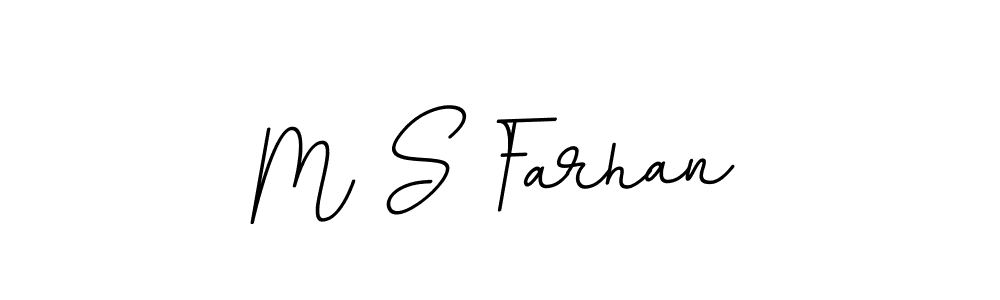 Also we have M S Farhan name is the best signature style. Create professional handwritten signature collection using BallpointsItalic-DORy9 autograph style. M S Farhan signature style 11 images and pictures png