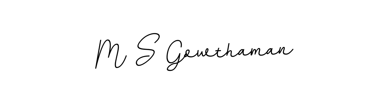 Make a beautiful signature design for name M S Gowthaman. Use this online signature maker to create a handwritten signature for free. M S Gowthaman signature style 11 images and pictures png