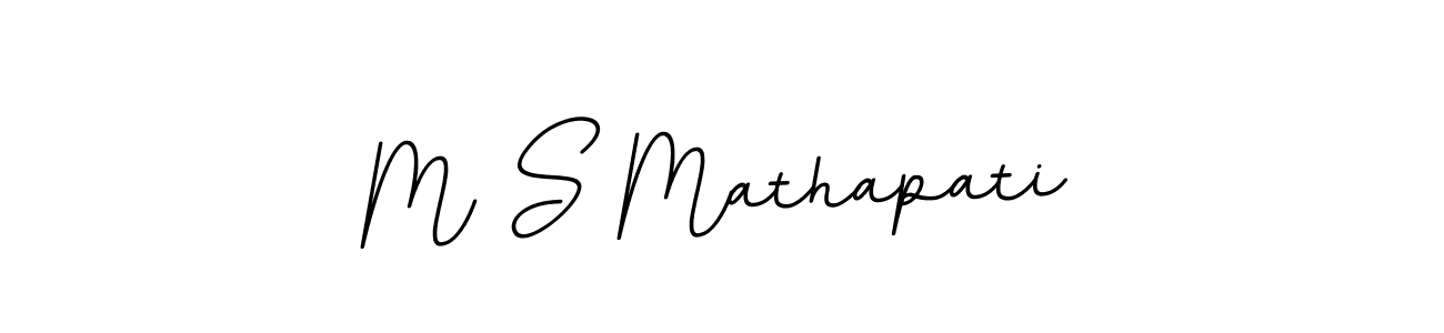 Make a beautiful signature design for name M S Mathapati. Use this online signature maker to create a handwritten signature for free. M S Mathapati signature style 11 images and pictures png