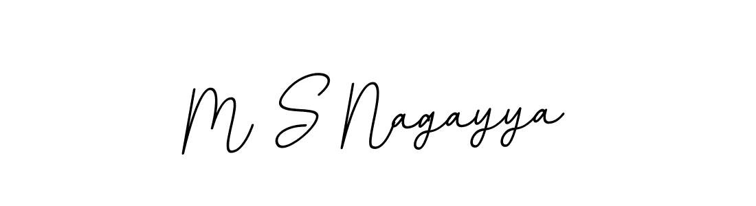Make a beautiful signature design for name M S Nagayya. Use this online signature maker to create a handwritten signature for free. M S Nagayya signature style 11 images and pictures png