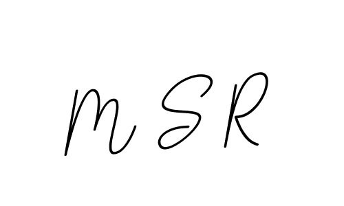 It looks lik you need a new signature style for name M S R. Design unique handwritten (BallpointsItalic-DORy9) signature with our free signature maker in just a few clicks. M S R signature style 11 images and pictures png