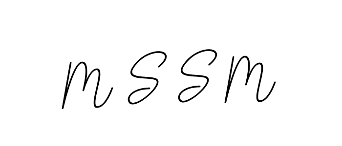 Create a beautiful signature design for name M S S M. With this signature (BallpointsItalic-DORy9) fonts, you can make a handwritten signature for free. M S S M signature style 11 images and pictures png