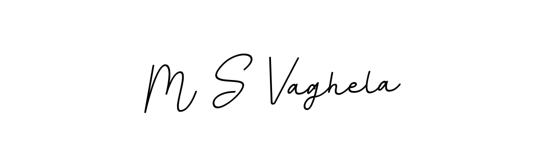 Create a beautiful signature design for name M S Vaghela. With this signature (BallpointsItalic-DORy9) fonts, you can make a handwritten signature for free. M S Vaghela signature style 11 images and pictures png