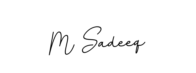 Here are the top 10 professional signature styles for the name M Sadeeq. These are the best autograph styles you can use for your name. M Sadeeq signature style 11 images and pictures png