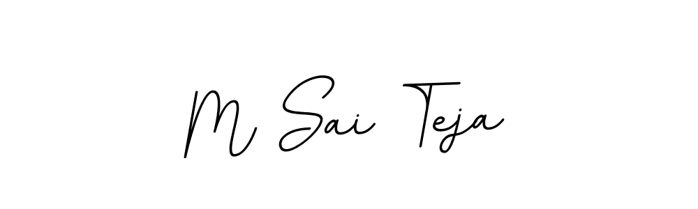 BallpointsItalic-DORy9 is a professional signature style that is perfect for those who want to add a touch of class to their signature. It is also a great choice for those who want to make their signature more unique. Get M Sai Teja name to fancy signature for free. M Sai Teja signature style 11 images and pictures png