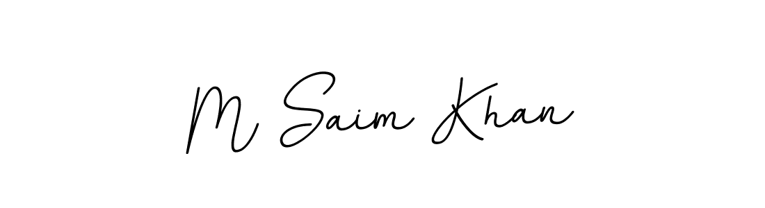 It looks lik you need a new signature style for name M Saim Khan. Design unique handwritten (BallpointsItalic-DORy9) signature with our free signature maker in just a few clicks. M Saim Khan signature style 11 images and pictures png
