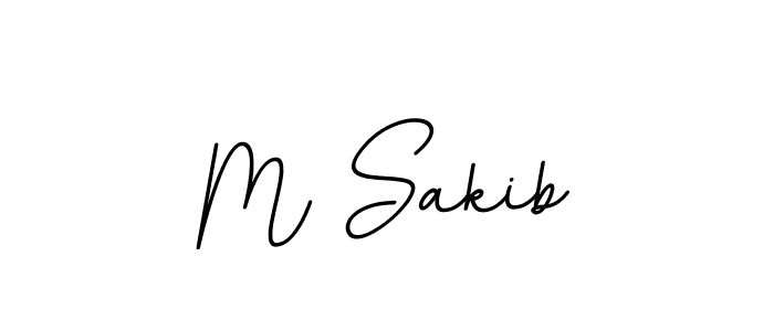 Make a beautiful signature design for name M Sakib. Use this online signature maker to create a handwritten signature for free. M Sakib signature style 11 images and pictures png