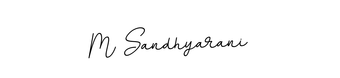 How to make M Sandhyarani signature? BallpointsItalic-DORy9 is a professional autograph style. Create handwritten signature for M Sandhyarani name. M Sandhyarani signature style 11 images and pictures png