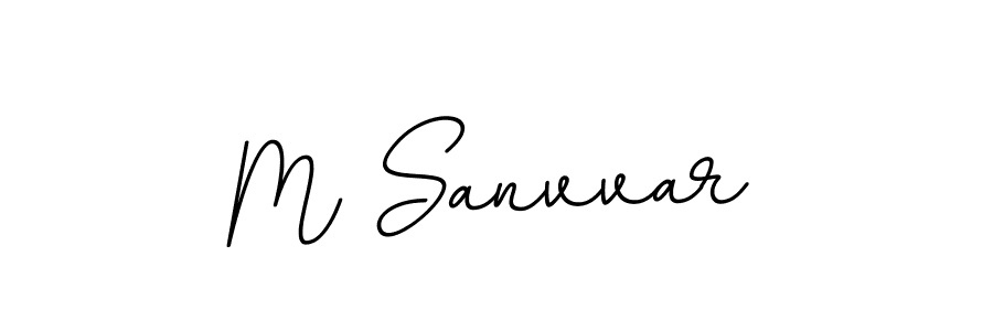 Once you've used our free online signature maker to create your best signature BallpointsItalic-DORy9 style, it's time to enjoy all of the benefits that M Sanvvar name signing documents. M Sanvvar signature style 11 images and pictures png