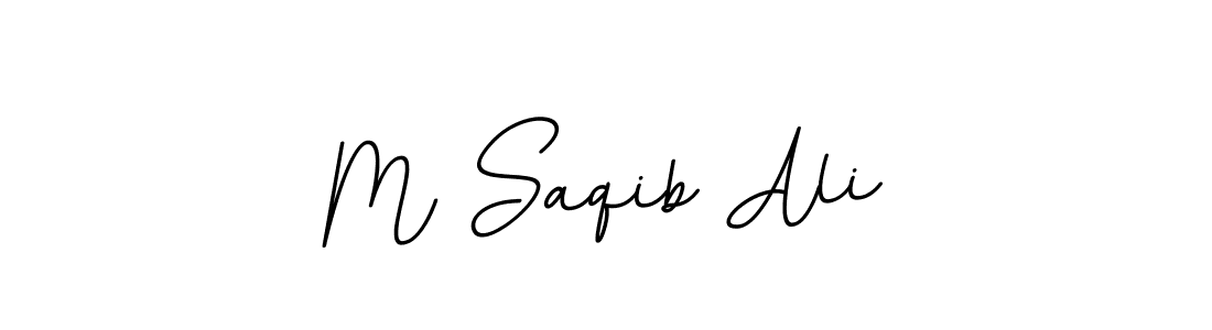 This is the best signature style for the M Saqib Ali name. Also you like these signature font (BallpointsItalic-DORy9). Mix name signature. M Saqib Ali signature style 11 images and pictures png