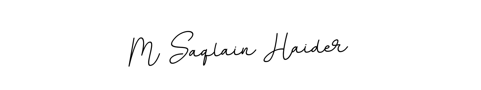 It looks lik you need a new signature style for name M Saqlain Haider. Design unique handwritten (BallpointsItalic-DORy9) signature with our free signature maker in just a few clicks. M Saqlain Haider signature style 11 images and pictures png