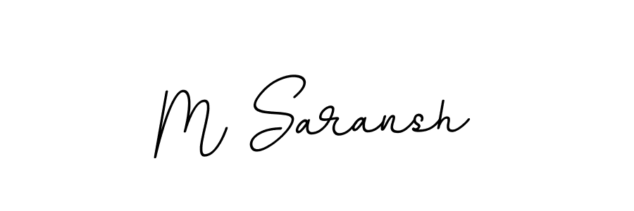 Best and Professional Signature Style for M Saransh. BallpointsItalic-DORy9 Best Signature Style Collection. M Saransh signature style 11 images and pictures png