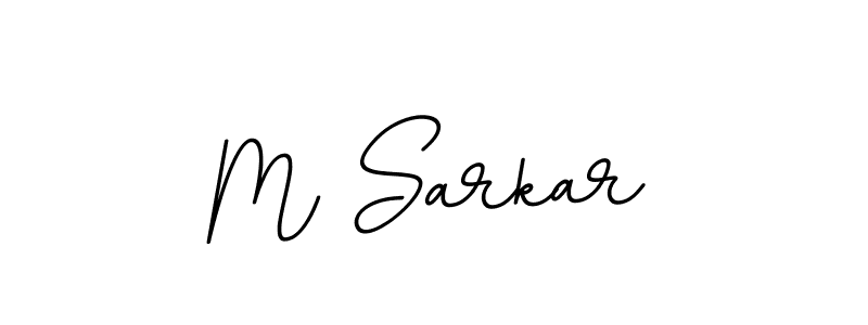 M Sarkar stylish signature style. Best Handwritten Sign (BallpointsItalic-DORy9) for my name. Handwritten Signature Collection Ideas for my name M Sarkar. M Sarkar signature style 11 images and pictures png