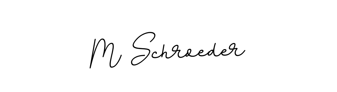 The best way (BallpointsItalic-DORy9) to make a short signature is to pick only two or three words in your name. The name M Schroeder include a total of six letters. For converting this name. M Schroeder signature style 11 images and pictures png