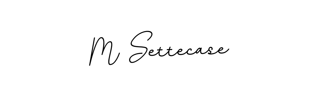 You should practise on your own different ways (BallpointsItalic-DORy9) to write your name (M Settecase) in signature. don't let someone else do it for you. M Settecase signature style 11 images and pictures png